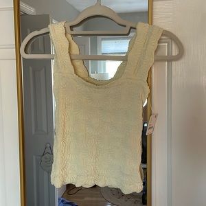 Free people love letter cami, xs/s in ivory, tags on